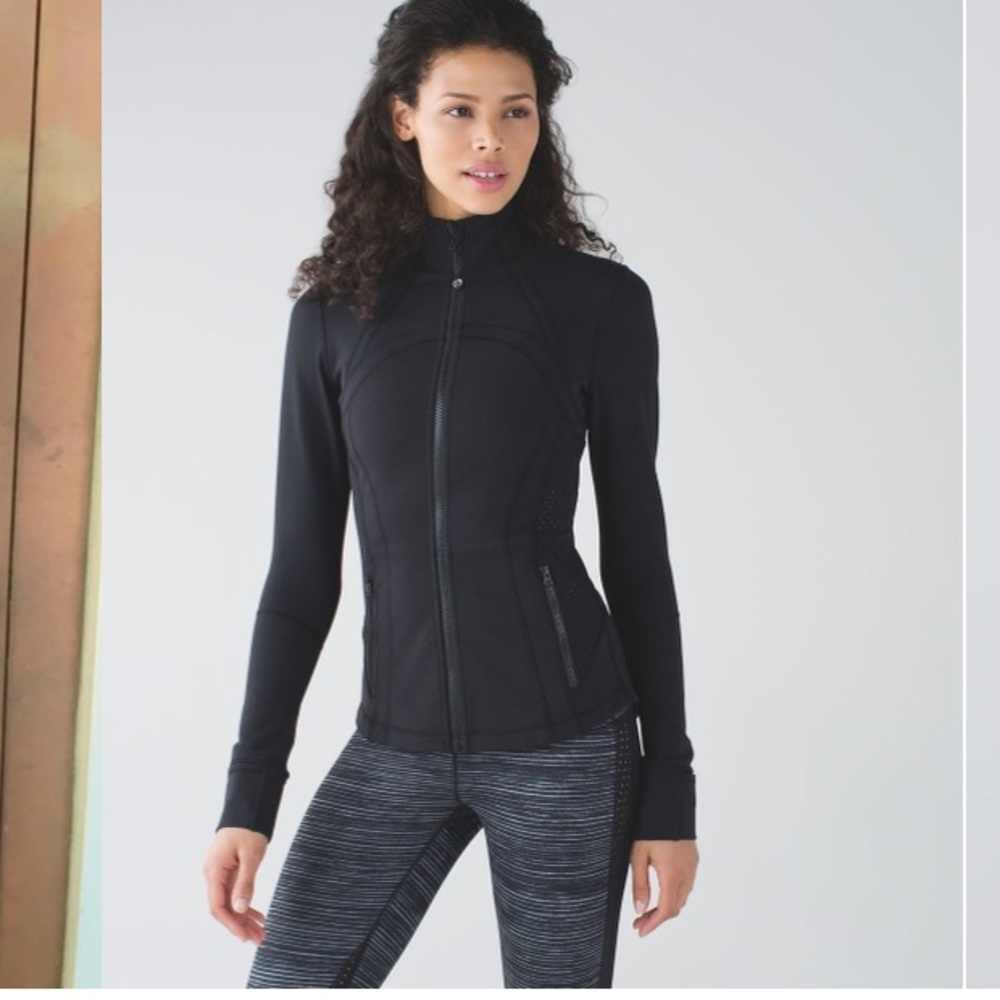 lululemon athletica Black Full-Zip Athletic Jacket